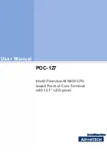 Advantech POC127 User Manual preview