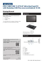 Advantech PPC-112W Startup Manual preview