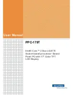 Advantech PPC-179T User Manual предпросмотр