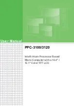 Preview for 1 page of Advantech PPC-3100/3120 User Manual