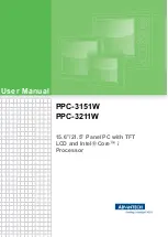 Advantech PPC-3211W User Manual preview