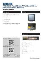 Advantech PPC-415 Startup Manual preview