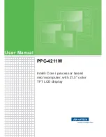 Preview for 1 page of Advantech PPC-4211W User Manual