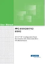 Advantech PPC-6151C User Manual предпросмотр