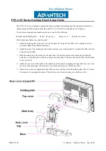 Advantech PPC-L157 Series Setup Manual предпросмотр