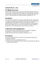 Preview for 2 page of Advantech ProFlat IDP-31156W User Manual