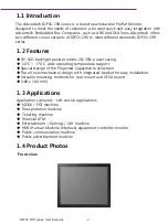Preview for 8 page of Advantech ProFlat IDP-31190 User Manual