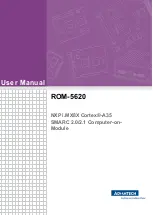 Preview for 1 page of Advantech ROM-5620 User Manual