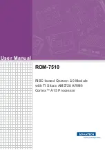 Advantech ROM-7510 User Manual предпросмотр