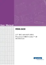 Preview for 1 page of Advantech RSB-3430 User Manual