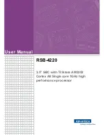 Advantech RSB-4220 User Manual preview