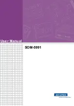 Advantech SOM-5991 User Manual предпросмотр