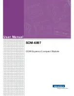 Предварительный просмотр 1 страницы Advantech SOM-6897 User Manual