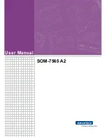 Advantech SOM-7565 A2 User Manual preview