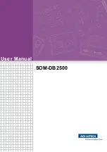 Advantech SOM-DB2500 User Manual preview