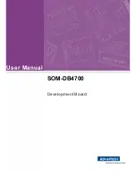 Preview for 1 page of Advantech SOM-DB4700 User Manual