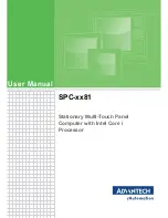 Предварительный просмотр 1 страницы Advantech SPC-1881 User Manual