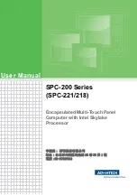 Advantech SPC-200 Series User Manual предпросмотр