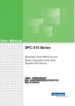 Advantech SPC-515 Series User Manual preview