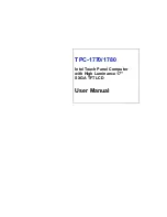 Preview for 1 page of Advantech TPC-1770 User Manual