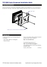 Advantech TPC 5000 Series Installation Manual preview