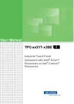 Advantech TPC 51T 3BE Series User Manual preview