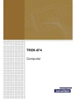 Advantech TREK-674 Manual предпросмотр