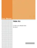 Advantech TREK-753 User Manual preview