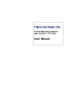 Advantech TREK-755 User Manual preview