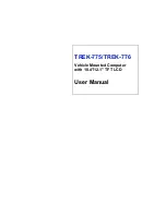 Предварительный просмотр 1 страницы Advantech TREK-775 User Manual