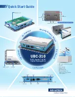 Preview for 1 page of Advantech UBC-310 Quick Start Manual