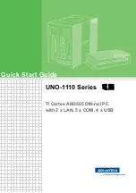 Advantech UNO-1110 Quick Start Manual предпросмотр