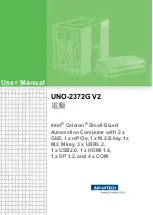 Предварительный просмотр 1 страницы Advantech UNO-2372G V2 User Manual