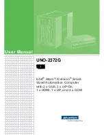 Preview for 1 page of Advantech UNO-2372G User Manual