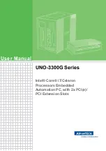 Advantech UNO-3300G Series User Manual предпросмотр