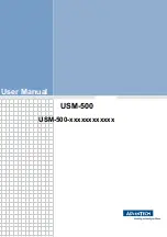 Preview for 1 page of Advantech USM-500 User Manual