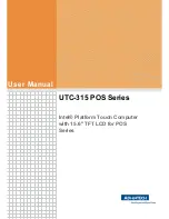 Preview for 1 page of Advantech UTC-315 POS Series User Manual