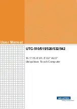 Preview for 1 page of Advantech UTC-510 User Manual