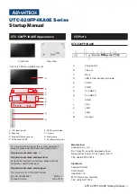 Предварительный просмотр 1 страницы Advantech UTC-520FP-IKA0E Series Startup Manual