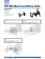 Preview for 1 page of Advantech UTC-WALL-MOUNT1E Installation Manual