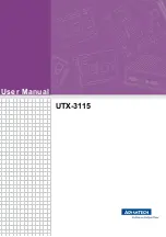 Preview for 1 page of Advantech UTX-3115 User Manual