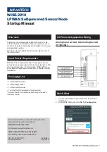 Preview for 1 page of Advantech WISE-2210 Startup Manual