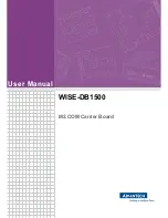 Preview for 1 page of Advantech WISE-DB1500 User Manual