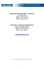 Preview for 2 page of Advantech Zlinx ZP9D-115RM-LR User Manual