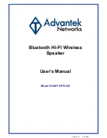 Advantek Networks ABT-SPK-A8 User Manual preview