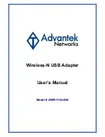 Advantek Networks AWR-11N-USB User Manual предпросмотр