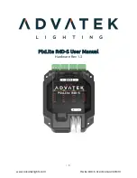 Advantek PixLite R4D-S User Manual preview