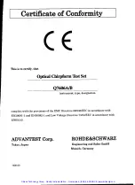 Preview for 7 page of advantest corporation Q7606A Operation Manual