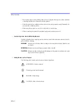 Preview for 3 page of ADVANTEST R3132 Series Operation Manual