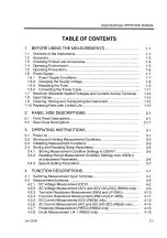 Preview for 13 page of ADVANTEST R6552 Series Operation Manual